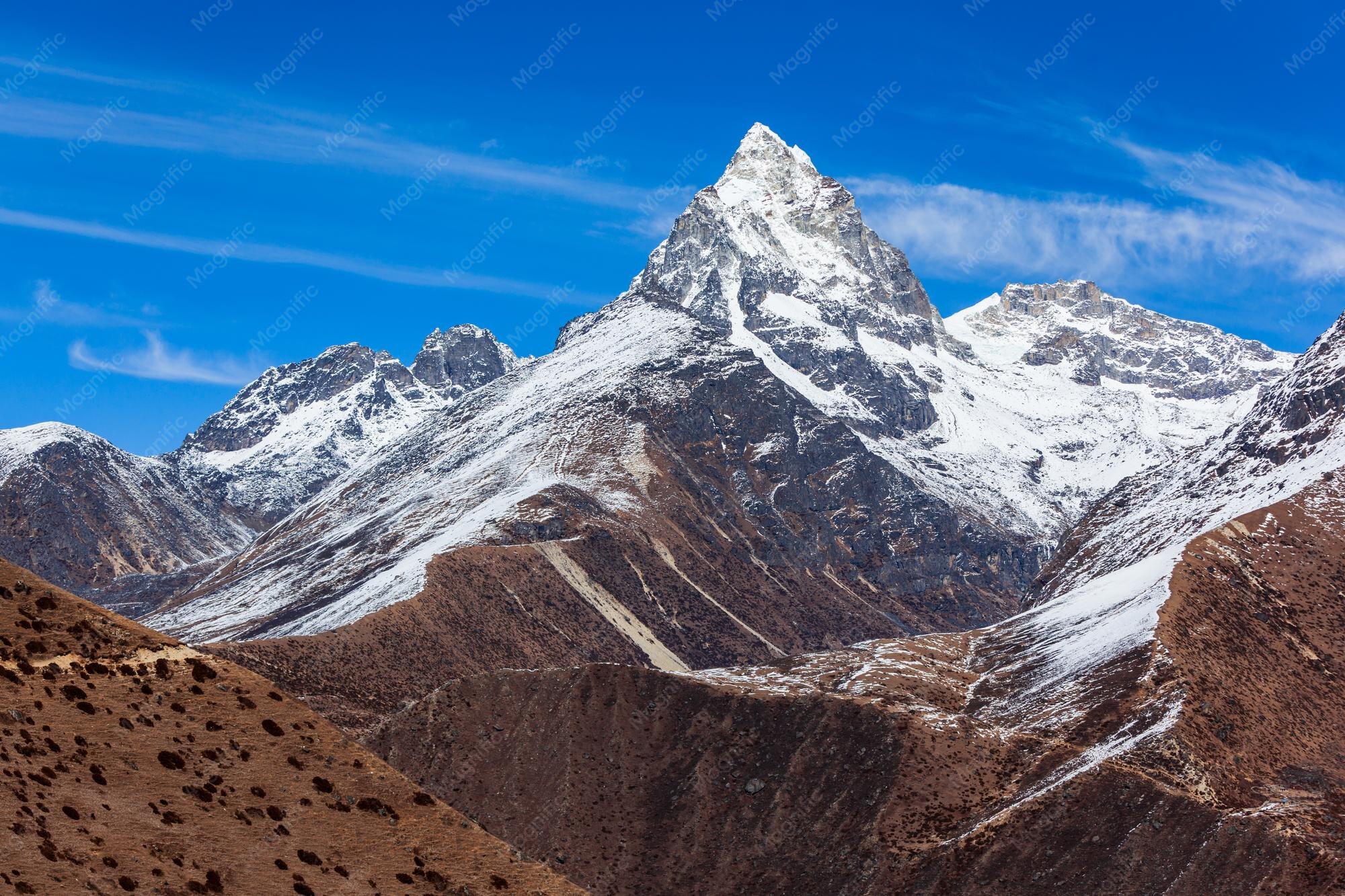 Everest Three Passes Trek landscape view